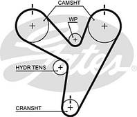 Пас грм 3.5л Gates T219 4573944