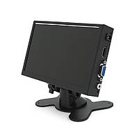 Автомобильный ЖК-монитор 7"(16 9), AV/VGA/HDMI разъемы, 1024*600ips, 12-24V, BOX