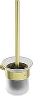 Deante Щетка Round туалетная ,подвесная, брашованое золото Baumar - Знак Качества