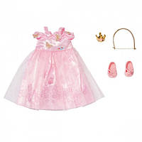 Набор одежды для куклы BABY BORN - ПРИНЦЕССА (платье, туфли, корона) Bautools - Всегда Вовремя