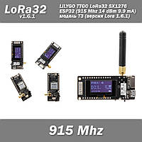 LILYGO TTGO v2.1 LoRa32 SX1276 CH9102 ESP32 (915 Mhz 14 dBm 9.9 mA) модель T3 (версия Lora 1.6.1 вторая ревизи