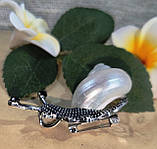 Яскрава брошка-кулон улитка від студії LadyStyle.Biz, фото 5