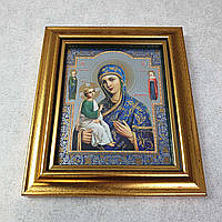 Икона Б/У Иерусалимская икона Божией Матери фотопринт 15х19 см