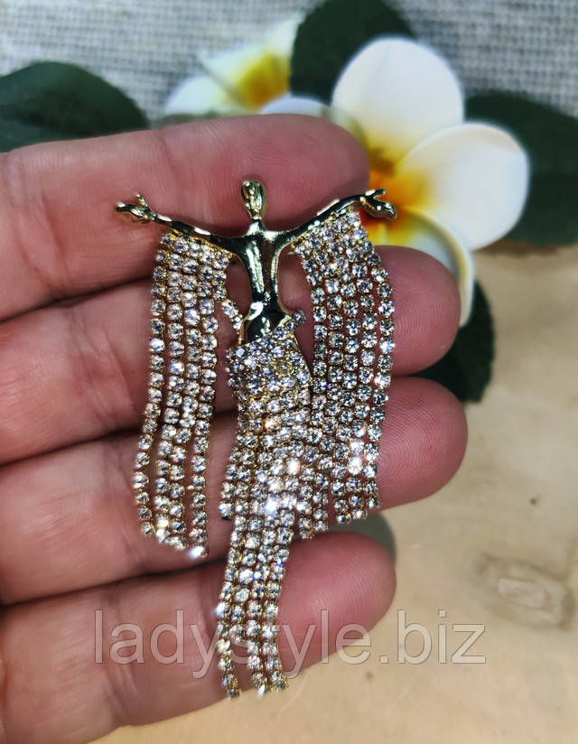 Брошка-кулон- танцовщица