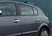 Opel Astra H (2004-2013)/Opel Zafira (2011-) Дверные ручки 4-дверн. (Deco) - с рельефом