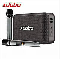 Портативна Колонка Акустика Xdobo X8 Pro, 120Вт, Караоке, 2 бездротових мікрофони в комплекті