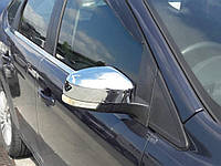 Накладки на зеркала (2 шт, пласт.) для Ford Focus II 2008-2011 гг