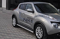 Боковые трубы Ø60 (2 шт., нерж.) для Nissan Juke 2010-2019 гг