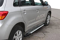 Боковые пороги Line (2 шт., алюминий) для Mitsubishi ASX 2010-2023 гг