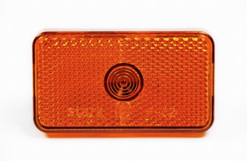 Ліхтар причепа габаритний 45*80мм оранжевий. Габарит причепа, фото 1