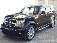 Бокові пороги BlackLine (2 шт., алюміній) для Dodge Nitro 2007-2024 рр