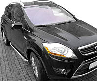 Боковые пороги Fullmond (2 шт, алюм.) для Ford Kuga 2008-2013 гг