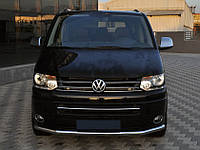 Нижня одинарна губа (нерж) 51 мм для Volkswagen T5 2010-2015 рр