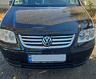 Накладки на решетку (6 шт, нерж) 2006-2010 год для Volkswagen Touran
