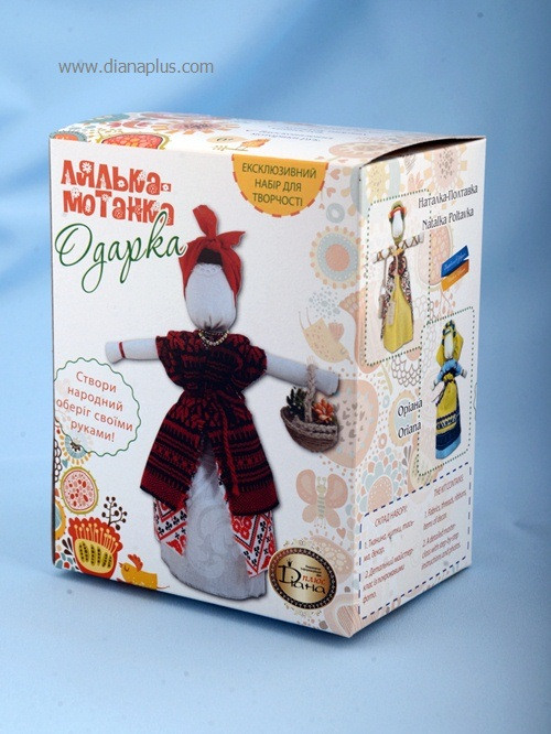 Універсальн Оберіг Лялька Мотанка Одарка Довжина 17см+Англ та Укр інструкція