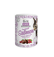Лакомства для кошек Brit Care Cat Snack Superfruits Salmon, лосось, 100 г p