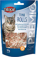 Лакомство для кошек Trixie PREMIO Tuna Rolls 50 г (курица и рыба) p