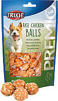 Лакомство для собак Trixie PREMIO Rice Chicken Balls 80 г (курица) p