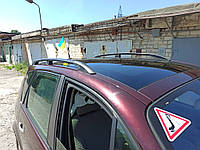 Рейлінги Чорні (2 шт) Довга база (Grande) для Renault Scenic/Grand 2003-2009 рр