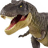 Динозавр Тиранозавр Рекс Світ Юрського періоду Tyrannosaurus T Rex Dinosaur GYW84 Mattel Оригінал, фото 5
