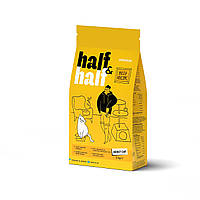 Сухой корм Half&Half для взрослых кошек, с говядиной, 2 кг p