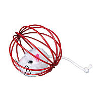 Игрушка для кошек Trixie Мяч с мышкой d=6 см (цвета в ассортименте) p