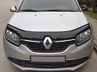 Дефлектор капота (EuroCap) для Renault Logan MCV 2013-2021 гг