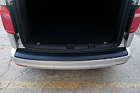 Накладка на задний бампер EuroCap (ABS) для Volkswagen Caddy 2015-2020 гг