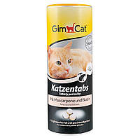 Витамины GimCat Katzentabs для кошек, таблетки с маскарпоне и биотином, 425 г p