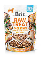 Лакомство для собак Brit Raw Treat freeze-dried Digestion для пищеварения, курица, 40 г p