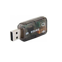 Звуковая плата USB Value B00443 2 Channel 3D Sound RTL