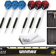 Фірмовий набір дартс Winmau Англія з мішенню Diamond та дротиками на 2 гравців, фото 3