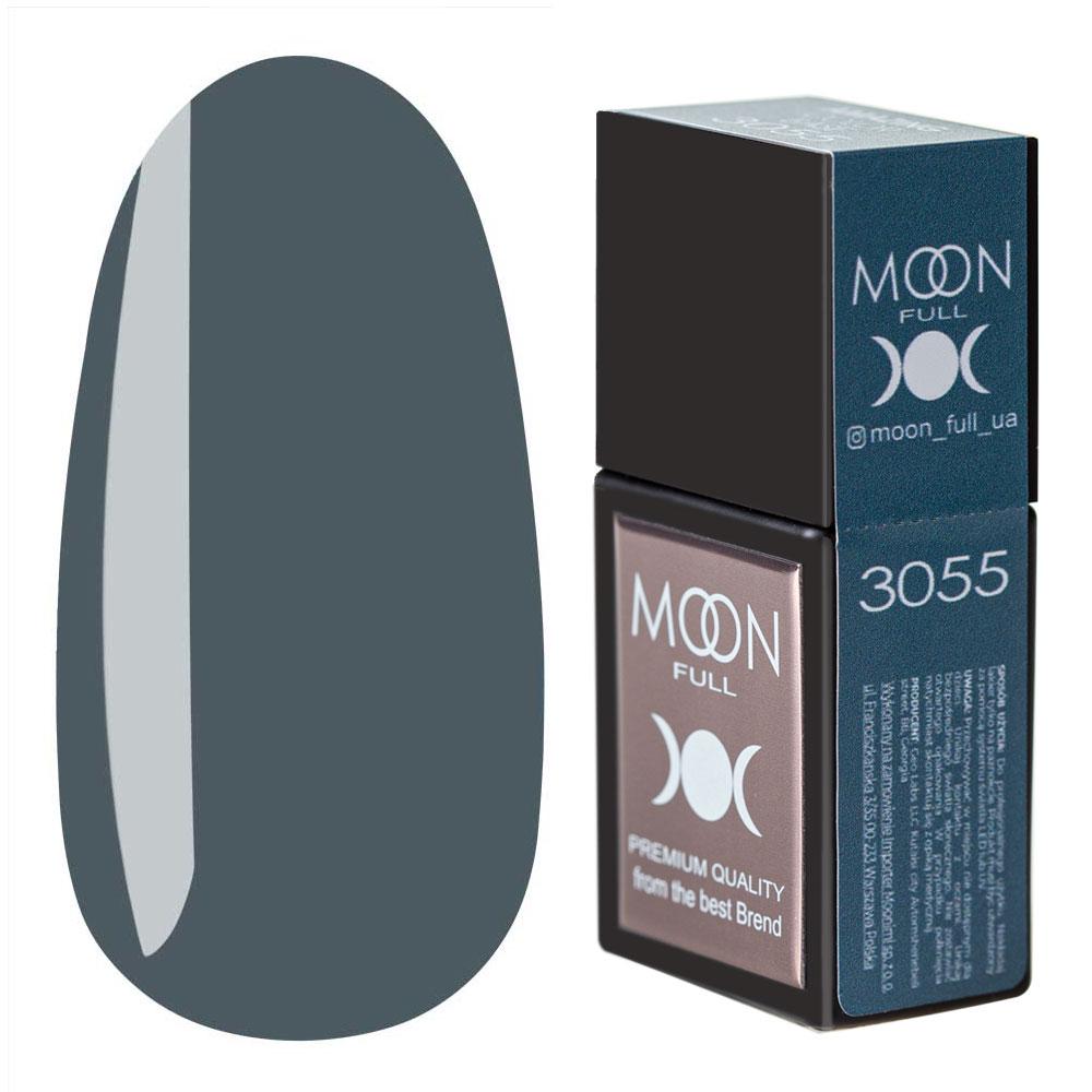 Кольорова база MOON FULL Amazing Color Base №3055 сіро-синій 12 мл