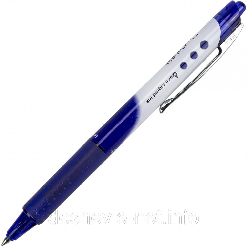 Ручка-ролер автоматична синя Pilot V-ball RT BLRT-VB-5 (діаметр кульки 0,5мм)