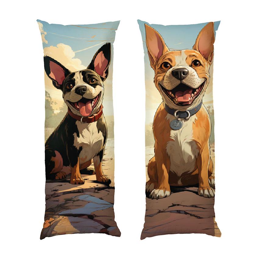 Дакімакура подушка-обіймашка «Два бульдоги»