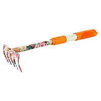 Граблі 5-ти зуби (orange) (TPR) FLORA (5043024)