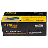 Цвяхи планкові 50×1.25×1мм для пневмостеплера 5000 шт SIGMA (2818501), фото 2