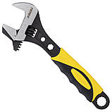 Ключ розвідний з переставною губкою 200 мм, 0-30 мм CrV (TPR) SIGMA (4100921), фото 2