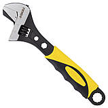 Ключ розвідний з переставною губкою 200 мм, 0-30 мм CrV (TPR) SIGMA (4100921), фото 3