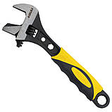 Ключ розвідний з переставною губкою 200 мм, 0-30 мм CrV (TPR) SIGMA (4100921), фото 5