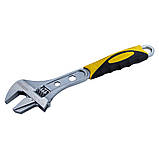 Ключ розвідний з переставною губкою 300 мм, 0-41 мм CrV (TPR) SIGMA (4100941), фото 2