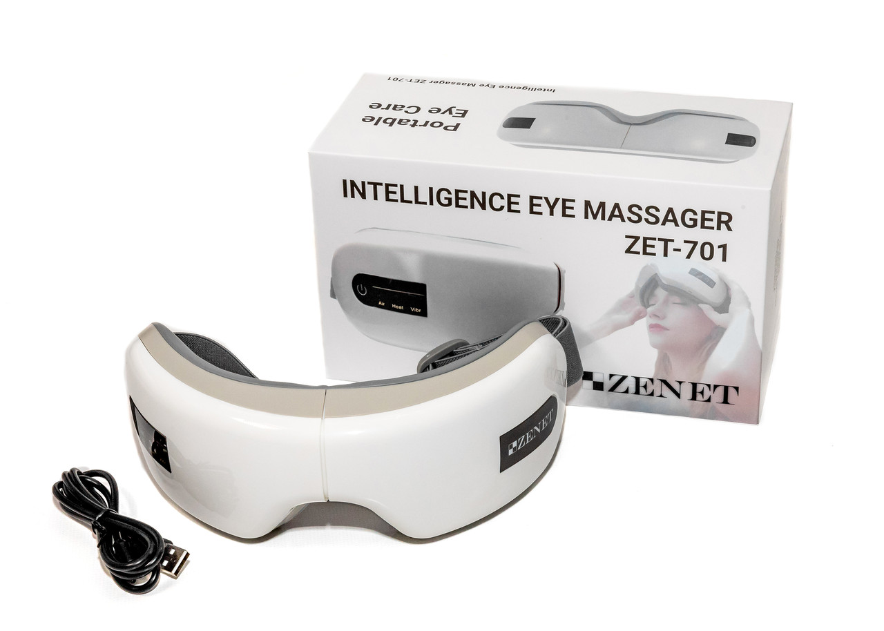 Масажні окуляри пристрій для масажа очей і голови ZENET 701