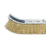 Щітка дротяна з пластмасовою ручкою 250 мм (латунована) GRAD (9030015), фото 2