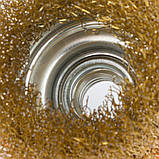 Щітка дротяна чашоподібна Ø65 мм М14 × 2 мм (латанована) GRAD (9033065), фото 3