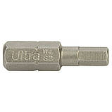 Біти HEX 4×25мм 1⁄4" 10 шт S2 (блістер) ULTRA (4014992), фото 3