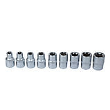 Набор насадок Torx 1/2" 9шт на планке CrV SIGMA (6086961), фото 3