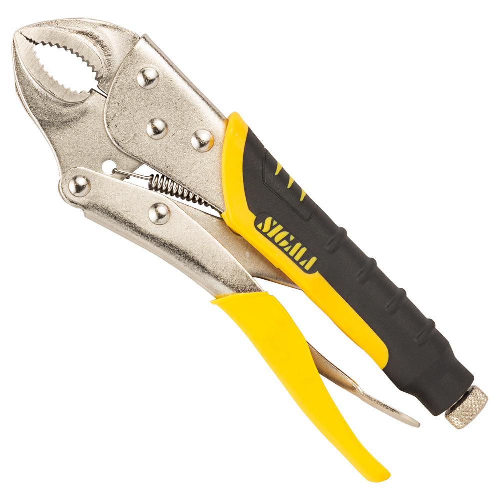 Кліщі затискні універсальні напівкруглі 250 мм CrV SIGMA (4340271), фото 1