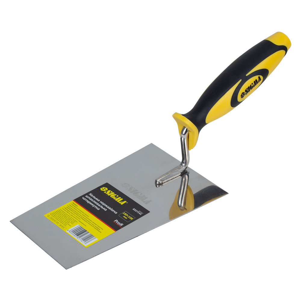 Кельма неіржавка шпаклювальна чотирикутна Profi 180×108мм SIGMA (8327141), фото 1