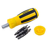 Викрутка з реверсом + біти 12 шт CrV SIGMA (4001831), фото 4