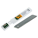 Леза змінні прямі 100×18×0.4мм 7 сегментів 10 шт GRAD (8219105), фото 2